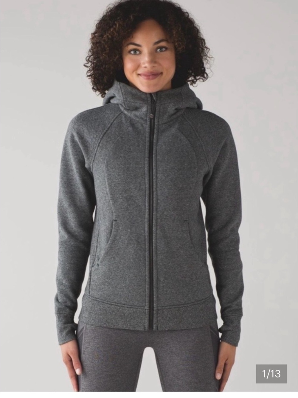 Lululemon Scuba Hoodie Heather Dark Gray